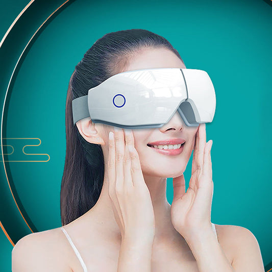 Massaggiatore oculare riscaldato per agopressione, ideale per il relax.