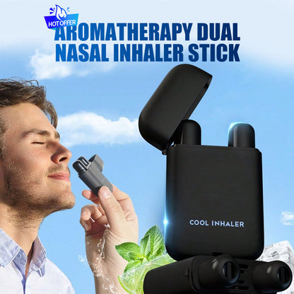 Aromaterapia doppio bastone inalatore nasale
