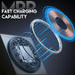 Caricabatterie wireless 3 in 1, stazione di ricarica wireless pieghevole elettrica rotante a 180°, caricabatterie wireless portatile per iPhone, Watch e AirPods