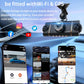 🔥 Dashcam per Auto a 3 Canali HD con Visione a 360° – Registrazione Fronte, Interno e Retro con WiFi, GPS e Visione Notturna 🚘📹