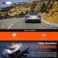 🔥 Dashcam per Auto a 3 Canali HD con Visione a 360° – Registrazione Fronte, Interno e Retro con WiFi, GPS e Visione Notturna 🚘📹