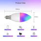 WiFi Smart E14 6W/ E12 5W Candle LED Light Candelabra Bulb RGBCCT 2700-6500K Alexa Google Voice Control