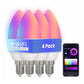 WiFi Smart E14 6W/ E12 5W Candle LED Light Candelabra Bulb RGBCCT 2700-6500K Alexa Google Voice Control