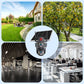 Telecamera Solare 4G con 3 Telecamere Integrate Visione Totale Senza