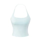Top da donna con schiena scoperta e reggiseno incorporato