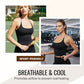 Top da donna con schiena scoperta e reggiseno incorporato