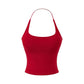 Top da donna con schiena scoperta e reggiseno incorporato