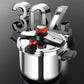 Pentola a pressione in acciaio inox versatile e sicura
