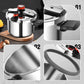Pentola a pressione in acciaio inox versatile e sicura