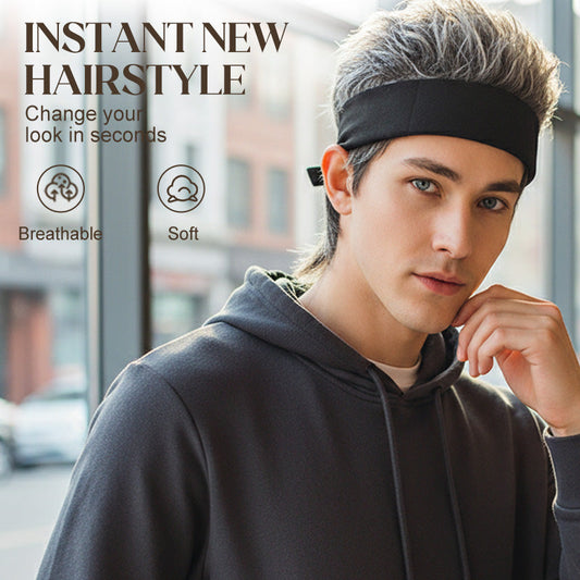 🧢 55% DI SCONTO! 🎤 Cappello Parrucca Unisex Hip-Hop – Stile Grunge, Morbido e Confortevole & Perfetto per Feste e Costumi ✨