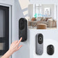 Telecamera video wireless con riconoscimento facciale AI, Wi‑Fi a 2,4 GHz, audio bidirezionale, batteria ricaricabile, visione notturna, notifiche in tempo reale, rilevamento del movimento, impermeabile secondo lo standard IP65