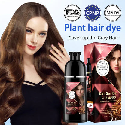 🍎 ORA SCONTO DEL 50%! ✨ Shampoo colorante 3 in 1, estratti vegetali per capelli luminosi