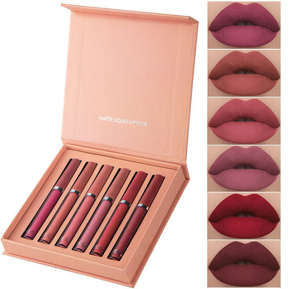Set di trucco lucida labbra opaco a lunga durata, Balsamo labbra opaco idratante (12 pezzi), Bastoni cosmetici per labbra facili da colorare, Bastone per la cura delle labbra opaco idratante per ragazze e donne