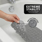 Tappetino da Bagno Antiscivolo 100x40 cm con Ventose per Vasca e Doccia