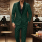 💫2026 Nuovo modello - SCONTO DEL 55%!!!🧥👖 Completo smoking nero scintillante da uomo