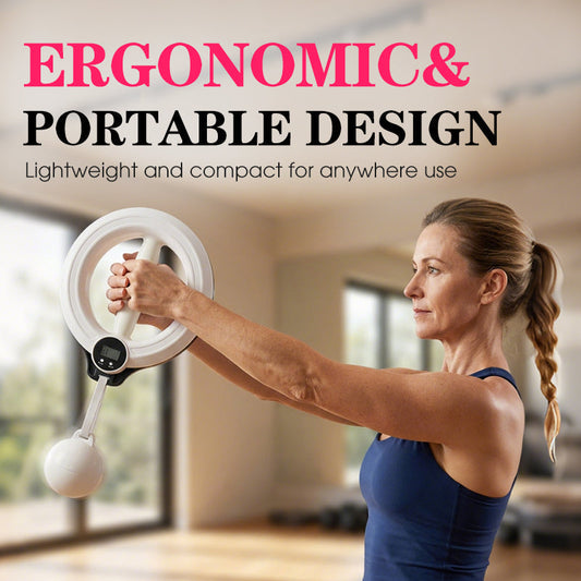 📢📢50% DI SCONTO! ⏰Trainer per Braccia e Avambracci a Manovella 360° | Contatore Intelligente 🎯