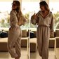 Tuta casual con cappuccio da donna