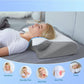 Cuscino per il collo in memory foam 1pz, Cuscino per il collo con design traspirante, Cuscino per il collo comodo e di sostegno, Cuscino da letto per chi dorme sul fianco e sulla schiena