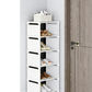 👠 SCONTO DEL 50% IN QUESTO MOMENTO! 🚪 Scarpiera verticale per l'ingresso – Salvaspazio, robusta struttura in metallo e facile da montare 👟