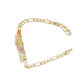 💎 Sconto del 50%! 💎 Bracciale Figaro Link – Catena unisex color oro con icone religiose, resistente e ipoallergenico (3 finiture) ⛓️🙏