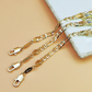 💎 Sconto del 50%! 💎 Bracciale Figaro Link – Catena unisex color oro con icone religiose, resistente e ipoallergenico (3 finiture) ⛓️🙏