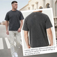 🌞 Risveglio di Primavera: -50%! 👕 Camicia da uomo a maniche corte, vestibilità rilassata, stile vintage – Tinta unita – Tessuto morbido e traspirante