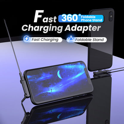 🔥Adattatore di ricarica rapida con supporto pieghevole a 360° per telefono🔥