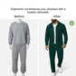 🔥Offerte speciali imperdibili: completo casual con giacca a maniche lunghe e pantaloni