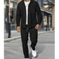 🔥Offerte speciali imperdibili: completo casual con giacca a maniche lunghe e pantaloni