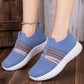 Sneakers slip-on da donna in mesh traspirante