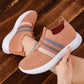 Sneakers slip-on da donna in mesh traspirante