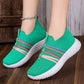 Sneakers slip-on da donna in mesh traspirante