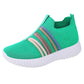 Sneakers slip-on da donna in mesh traspirante
