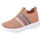 Sneakers slip-on da donna in mesh traspirante