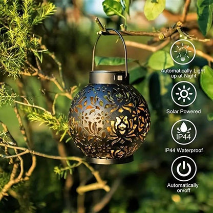 Lanterne solari da esterno, luci decorative da appendere