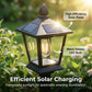 Lampada solare da giardino per esterni con base per fioriera
