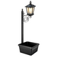 Lampada solare da giardino per esterni con base per fioriera