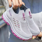 Scarpe slip-on ortopediche con supporto plantare in Fly Knit intrecciato