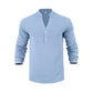 T-shirt Henley casual da uomo 🔥