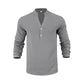 T-shirt Henley casual da uomo 🔥