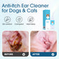 🐶🐱 Solution nettoyante auriculaire – Soulage les démangeaisons, nettoie en douceur les oreilles des chiens et chats 🌿✨