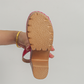 Eleganti sandali con tacco e punta aperta e fibbia