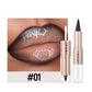 Rossetto opaco e lucidalabbra 2 in 1