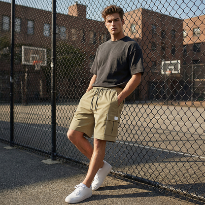 🩳 Sconto del 50%! ⏰ Pantaloncini cargo traspiranti – offerta estiva – leggeri, con tante tasche e perfetti per le giornate calde, le attività all'aperto o il tempo libero 🌿
