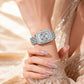 💎 Offerta speciale – Sconto del 58%！！💎 Orologio da polso da donna al quarzo con strass