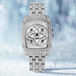 💎 Offerta speciale – Sconto del 58%！！💎 Orologio da polso da donna al quarzo con strass