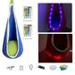 🌟 Poltrona Sospesa a Nido per Bambini con Luci LED e Telecomando – Rifugio Accogliente e Resistente 🪑