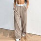 🥳SALDI 2026🥳💞OLTRE 50.000 VENDUTI!🌿 Pantaloni da tailleur da donna a gamba larga con cintura a contrasto