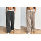 🥳SALDI 2026🥳💞OLTRE 50.000 VENDUTI!🌿 Pantaloni da tailleur da donna a gamba larga con cintura a contrasto