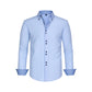 Camicia elegante da uomo elasticizzata e antipiega